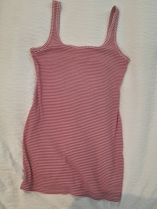 Universal Thread Dresses & Skirts - Universal Thread Red & White Striped Midi Tank Dress